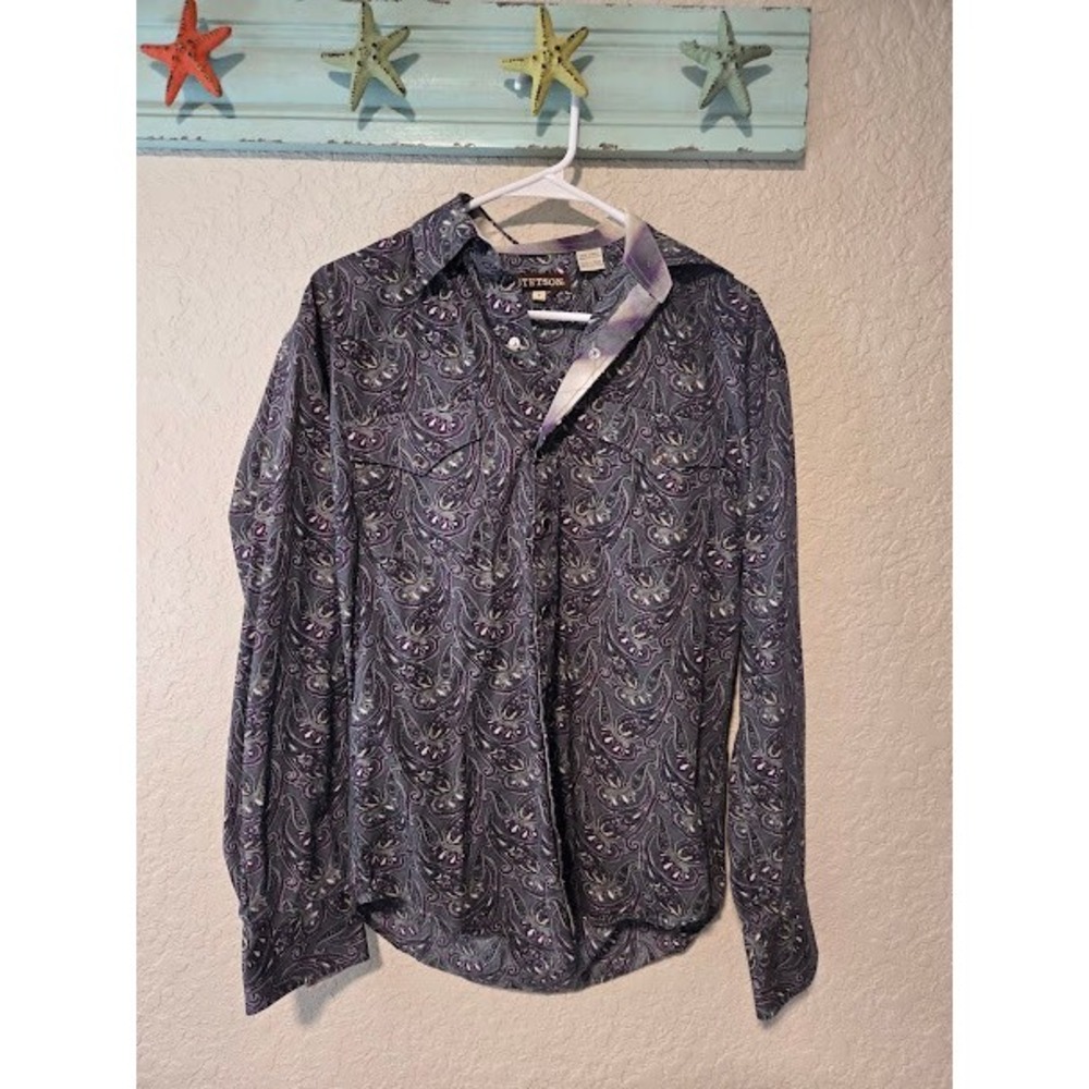 Stetson Paisley Snap Down Top